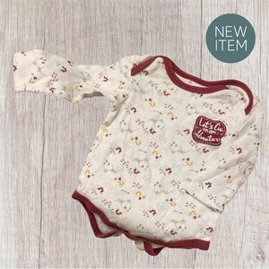 Babygear 0-3m Woodland Fox Mountain Forest Bodysuit Long Sleeve Adventure Onesie